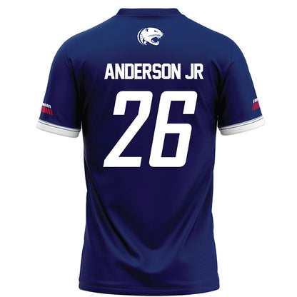 South Alabama - NCAA Football : Xavious Anderson Jr - Blue Football Jersey-1