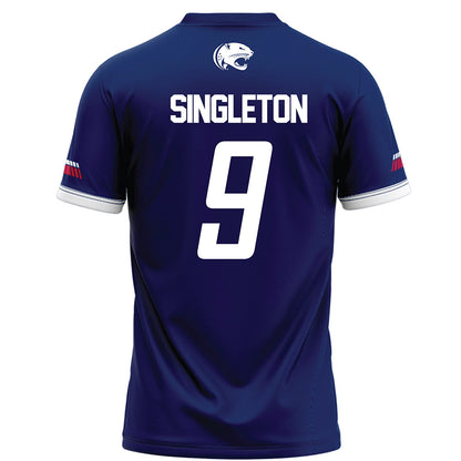 South Alabama - NCAA Football : Trent Singleton - Blue Football Jersey-1