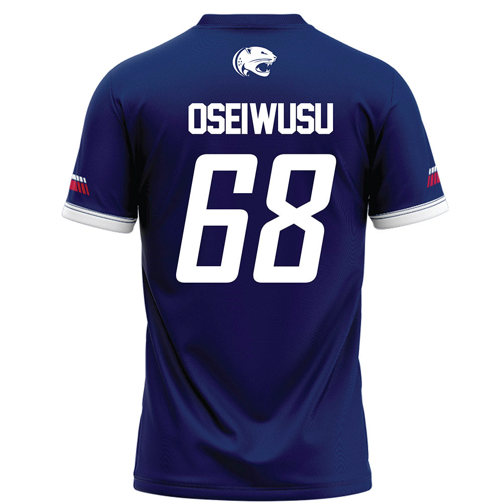 South Alabama - NCAA Football : Reese Osei-Wusu - Blue Football Jersey-1