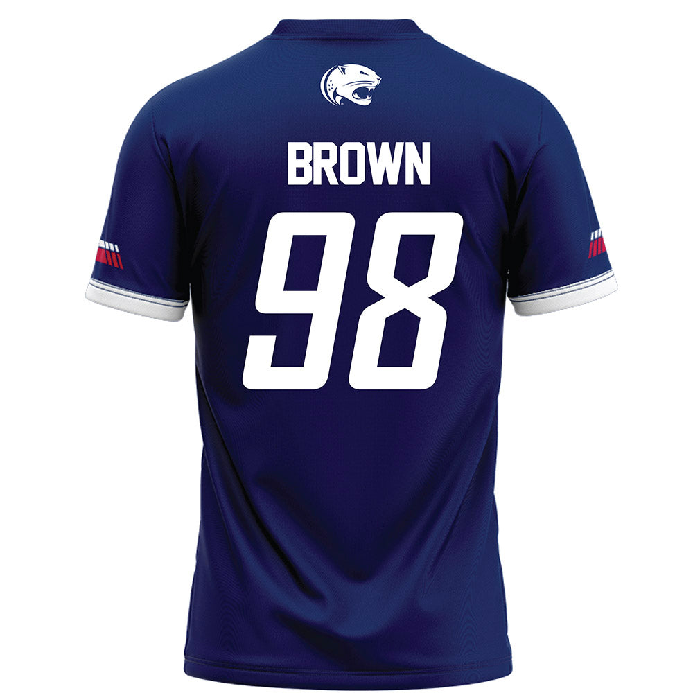 South Alabama - NCAA Football : Tre'Darius Brown - Blue Football Jersey-1