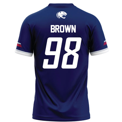 South Alabama - NCAA Football : Tre'Darius Brown - Blue Football Jersey-1
