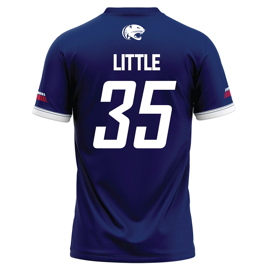 South Alabama - NCAA Football : Davis Little - Blue Football Jersey-1