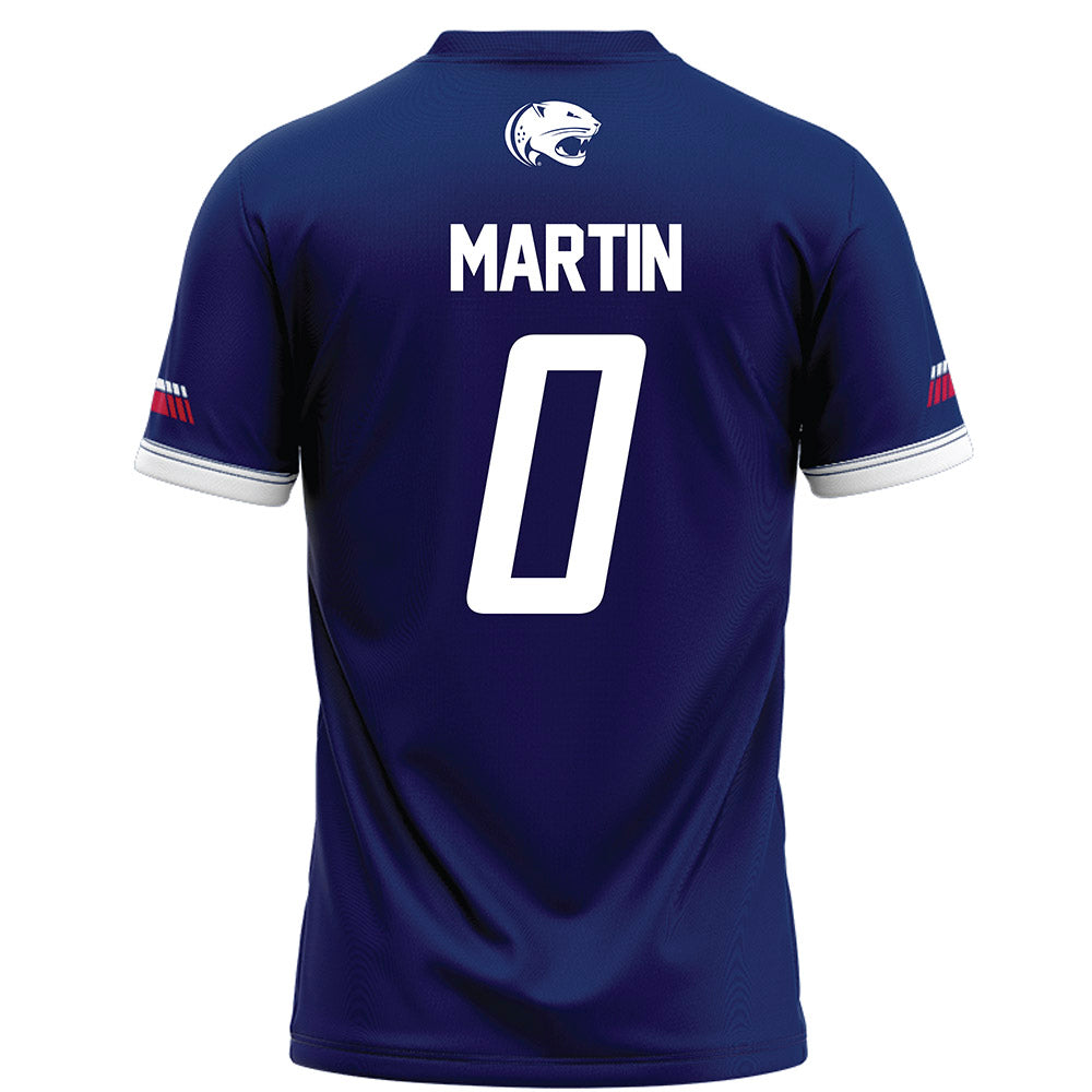 South Alabama - NCAA Football : Pj Martin - Blue Football Jersey-1