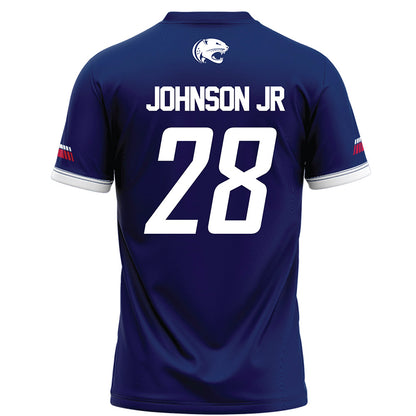 South Alabama - NCAA Football : Tomareo Johnson Jr - Blue Football Jersey-1