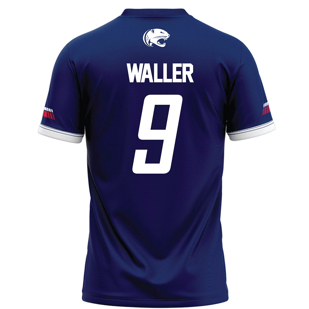 South Alabama - NCAA Football : Emmanuel Waller - Blue Football Jersey-1