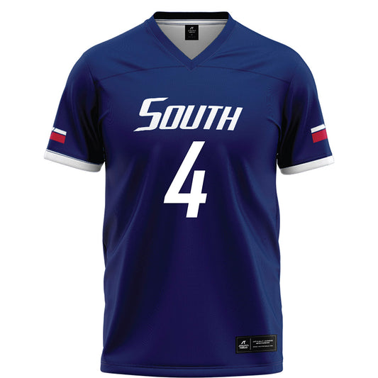 South Alabama - NCAA Football : Kohl Bradley - Blue Football Jersey-0