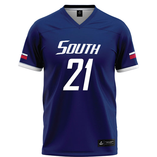 South Alabama - NCAA Football : Jarvis Durr - Blue Football Jersey-0