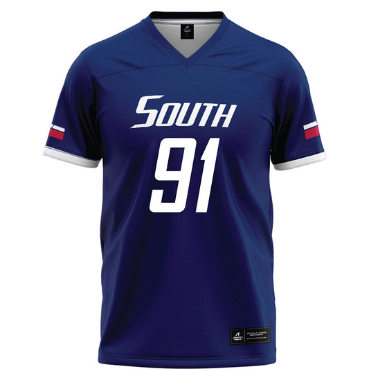 South Alabama - NCAA Football : EMauri Smiley - Blue Football Jersey-0