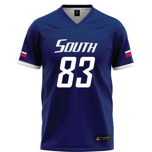 South Alabama - NCAA Football : Jerrian Graham - Blue Football Jersey-0