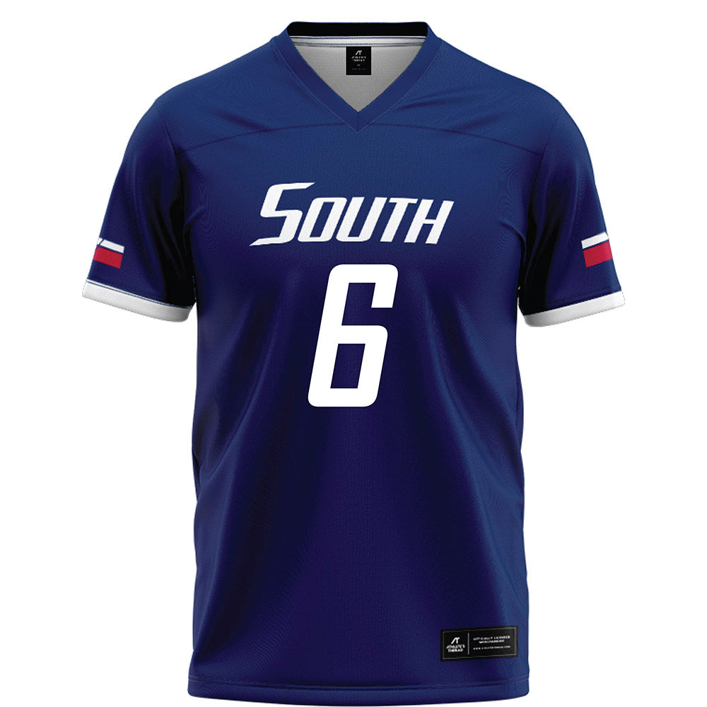 South Alabama - NCAA Football : Kaydon Degraffenreid - Blue Football Jersey-0