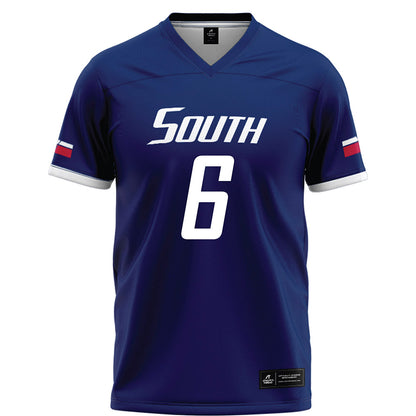 South Alabama - NCAA Football : Kaydon Degraffenreid - Blue Football Jersey-0