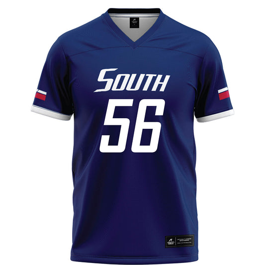 South Alabama - NCAA Football : Adrian Griffin - Blue Football Jersey-0