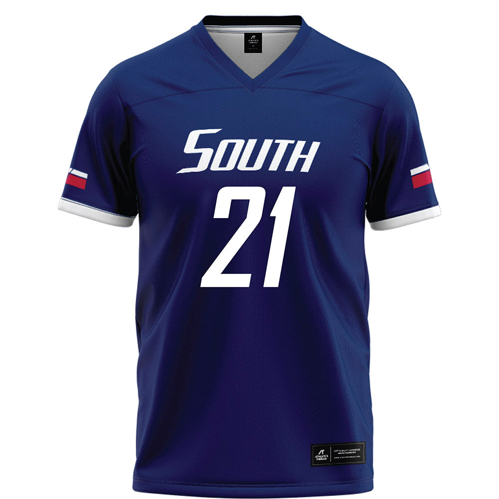 South Alabama - NCAA Football : Will Felton - Blue Football Jersey-0