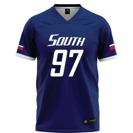 South Alabama - NCAA Football : Max Roth - Blue Football Jersey-0