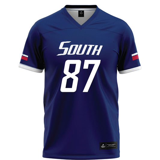 South Alabama - NCAA Football : Trae Stevenson - Blue Football Jersey-0