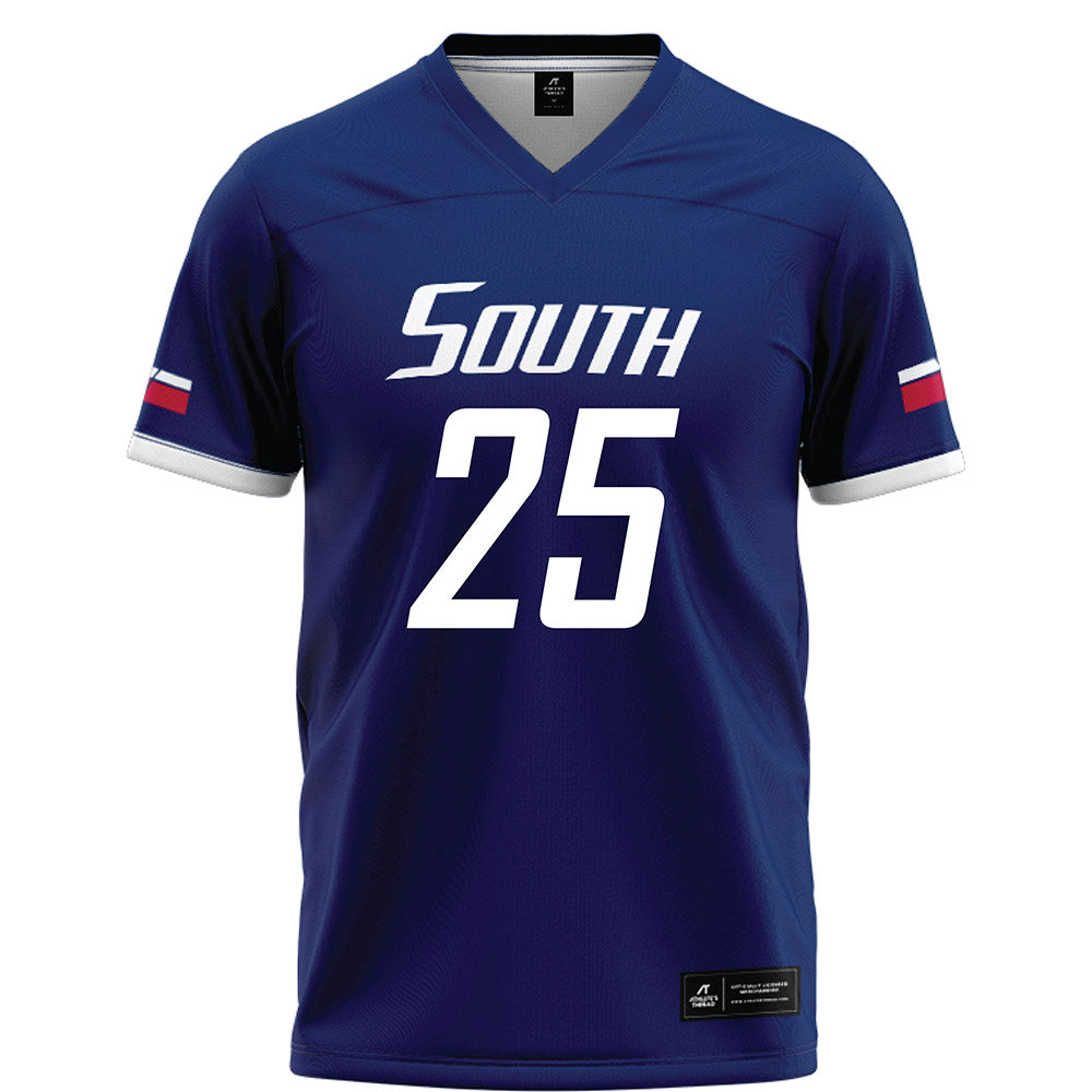 South Alabama - NCAA Football : TreMon Henry - Blue Football Jersey-0