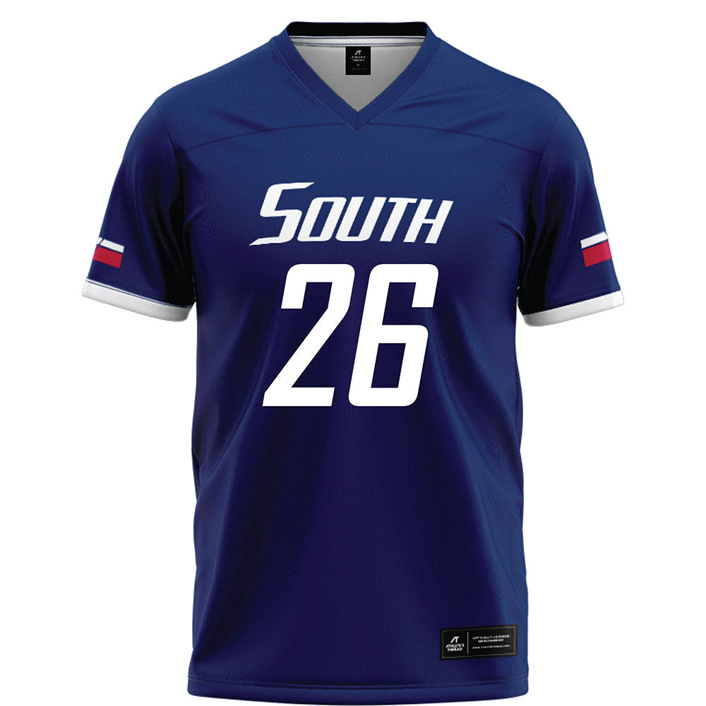 South Alabama - NCAA Football : Xavious Anderson Jr - Blue Football Jersey-0