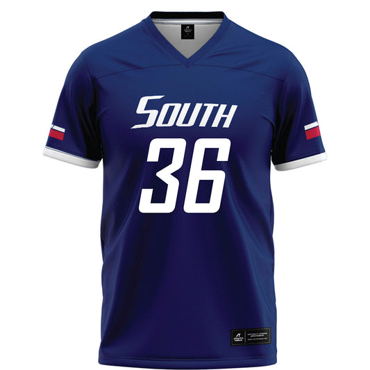 South Alabama - NCAA Football : Micah McKay - Blue Football Jersey-0