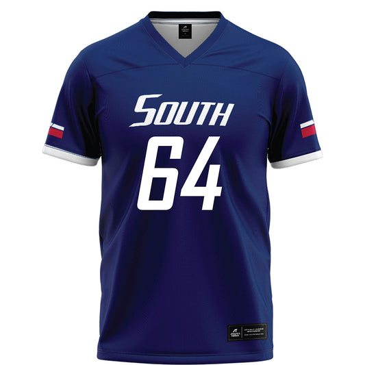 South Alabama - NCAA Football : Jamal Siler - Blue Football Jersey-0