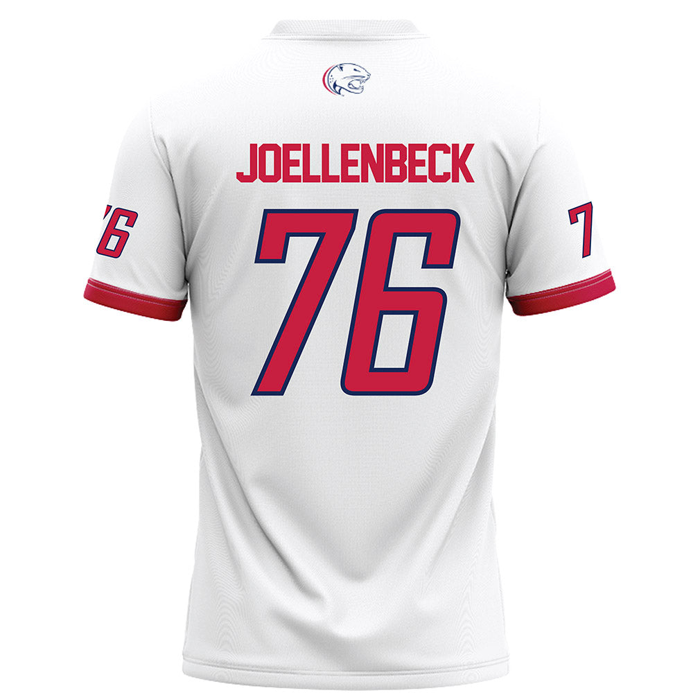 South Alabama - NCAA Football : Logan Joellenbeck - White Football Jersey-1