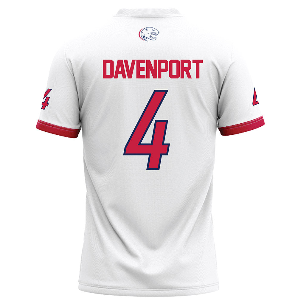 South Alabama - NCAA Football : bishop davenport - White Football Jersey-1