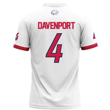 South Alabama - NCAA Football : bishop davenport - White Football Jersey-1
