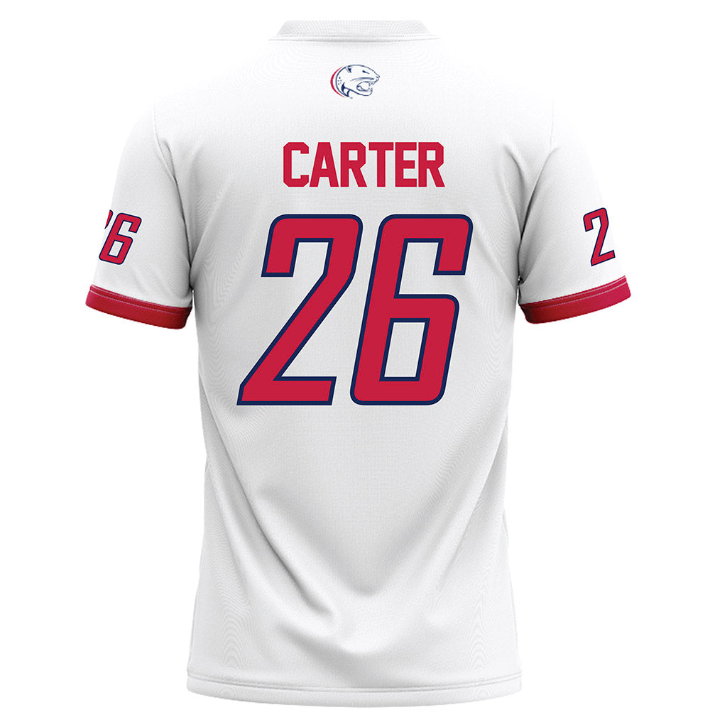 South Alabama - NCAA Football : Jonathon Carter - White Football Jersey-1