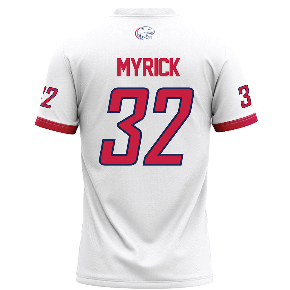 South Alabama - NCAA Football : Blayne Myrick - White Football Jersey-1