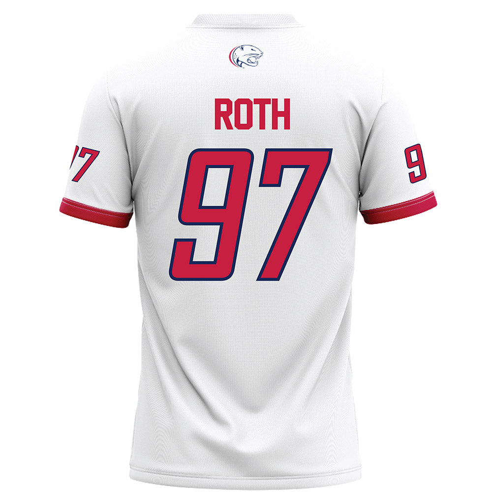 South Alabama - NCAA Football : Max Roth - White Football Jersey-1