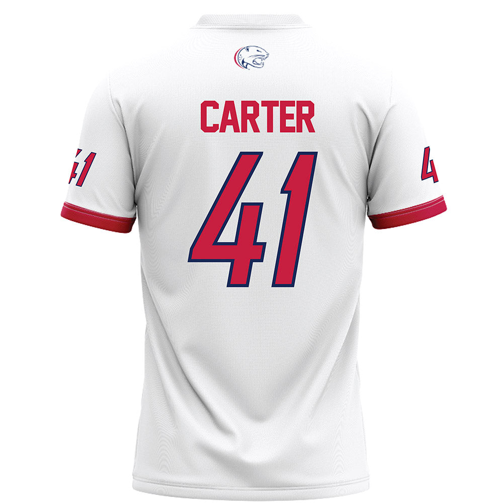South Alabama - NCAA Football : Tyler Carter - White Football Jersey-1