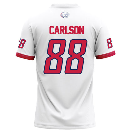 South Alabama - NCAA Football : Owen Carlson - White Football Jersey-1