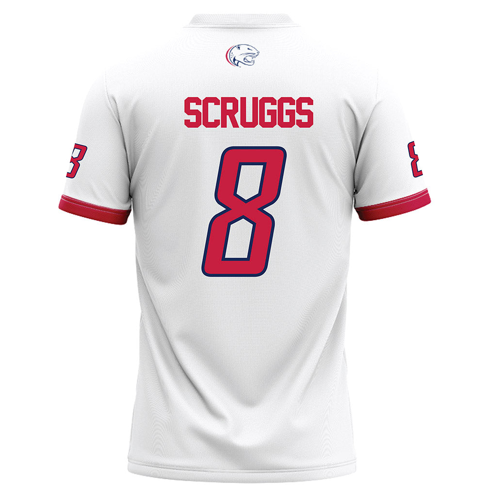 South Alabama - NCAA Football : Jordan Scruggs - White Football Jersey-1