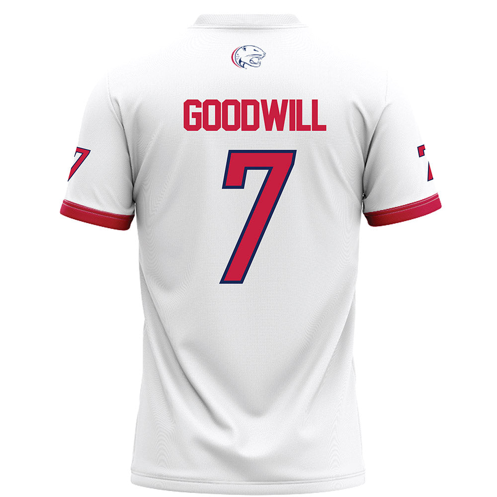 South Alabama - NCAA Football : Ty Goodwill - White Football Jersey-1