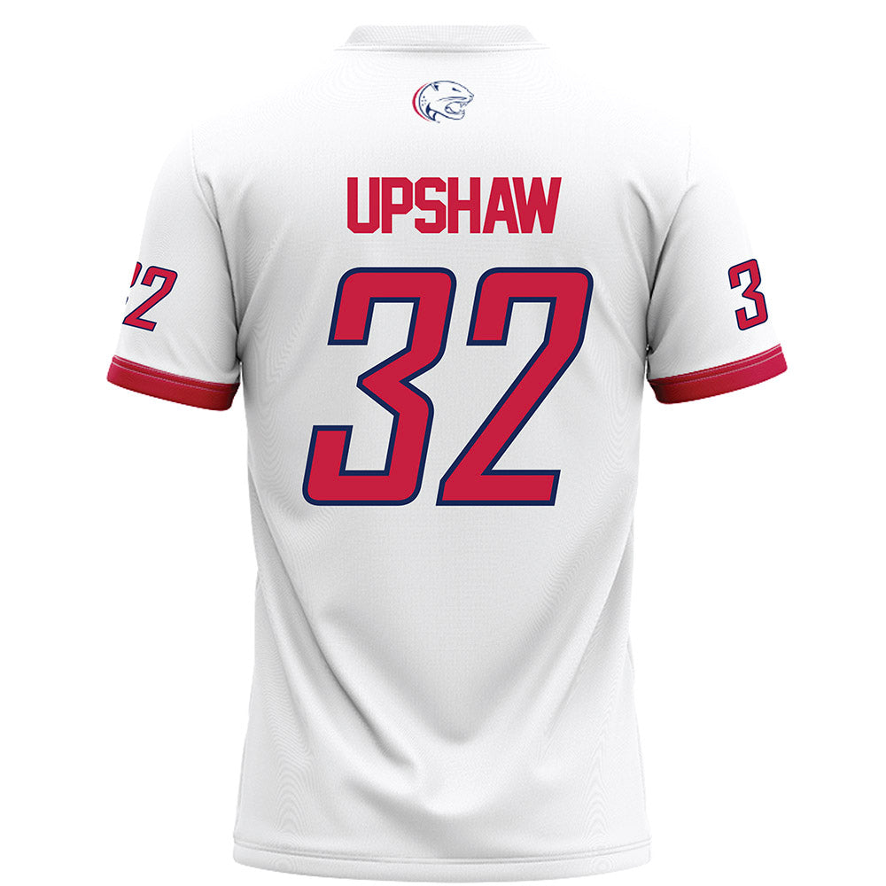 South Alabama - NCAA Football : Camen Upshaw - White Football Jersey-1