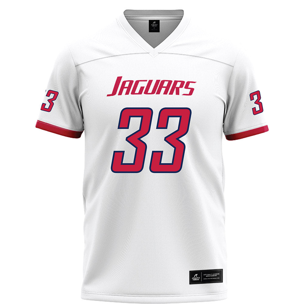 South Alabama - NCAA Football : Dorian Smith - White Football Jersey-0