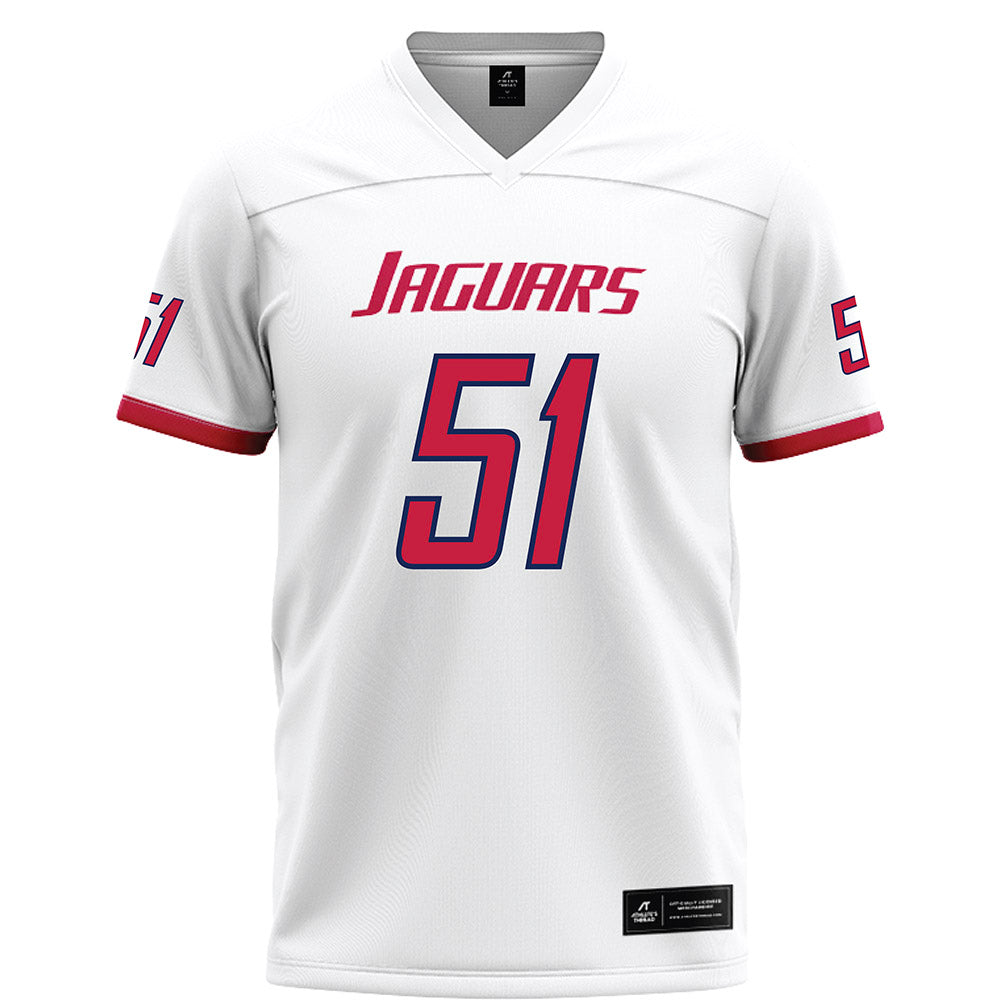 South Alabama - NCAA Football : Jordan May - White Football Jersey-0