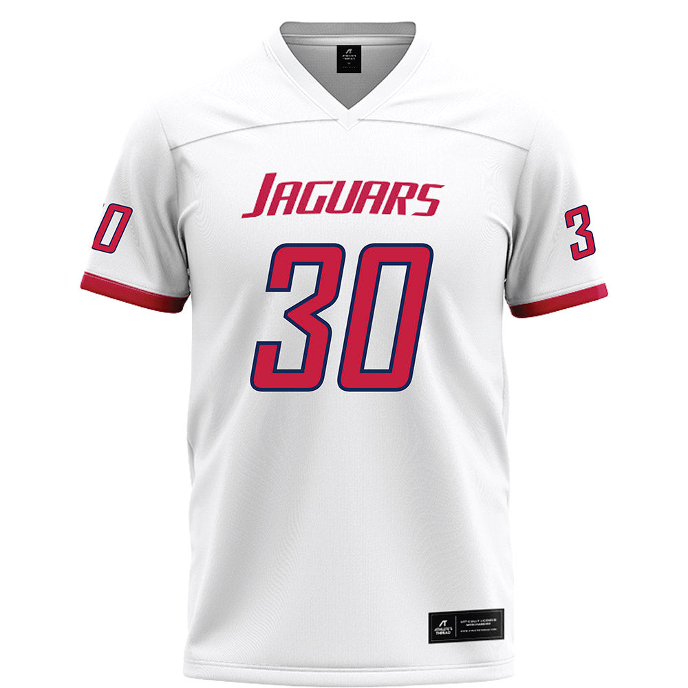 South Alabama - NCAA Football : Perry Hand - White Football Jersey-0