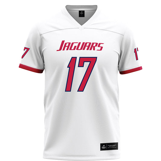 South Alabama - NCAA Football : Jace Larsen - White Football Jersey-0