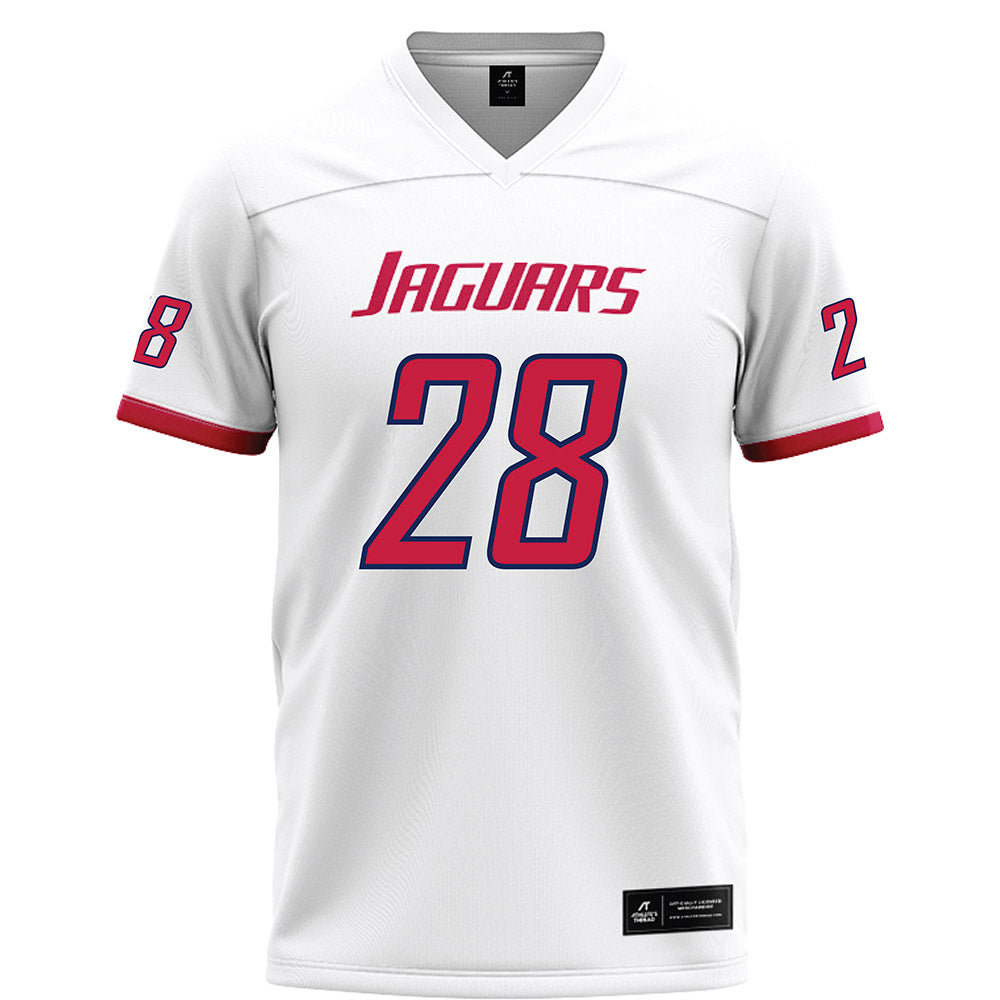 South Alabama - NCAA Football : Darius McKenzie - White Football Jersey-0