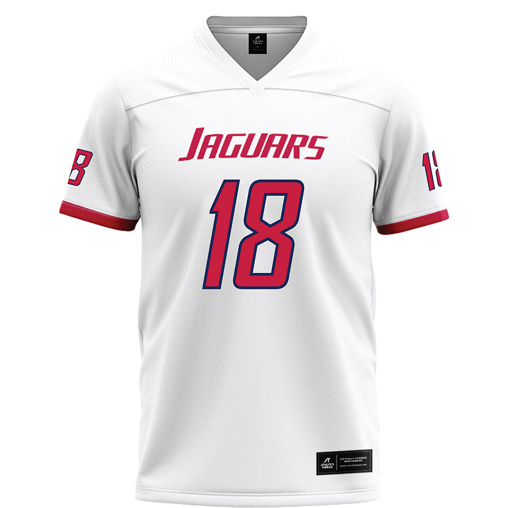 South Alabama - NCAA Football : Masey Lewis - White Football Jersey-0