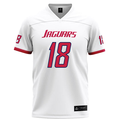 South Alabama - NCAA Football : Masey Lewis - White Football Jersey-0