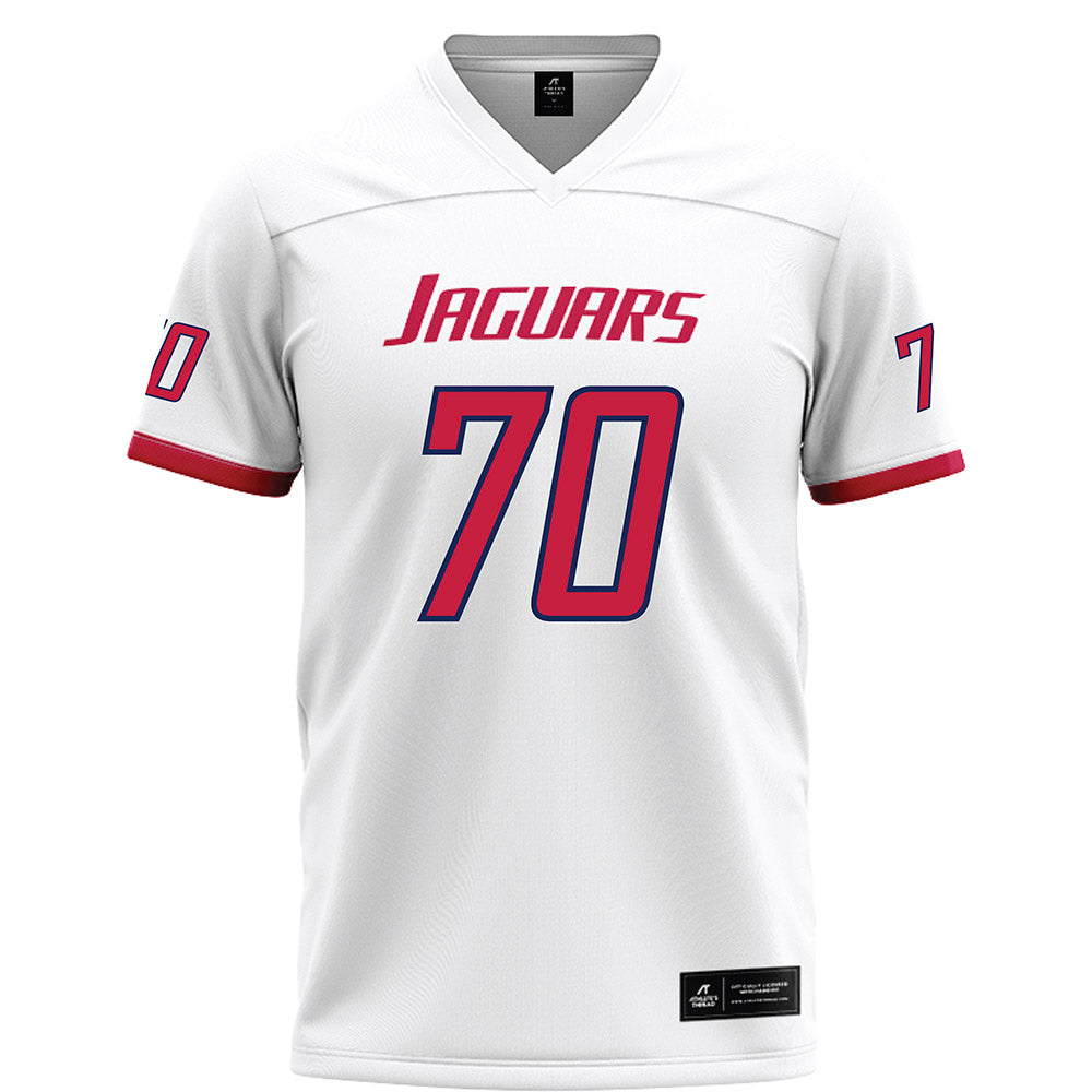 South Alabama - NCAA Football : Elliott Chaney - White Football Jersey-0