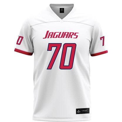 South Alabama - NCAA Football : Elliott Chaney - White Football Jersey-0