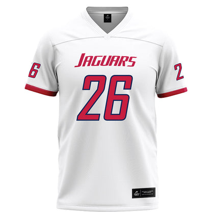 South Alabama - NCAA Football : Xavious Anderson Jr - White Football Jersey-0
