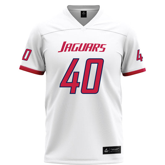 South Alabama - NCAA Football : Caleb Dozier - White Football Jersey-0