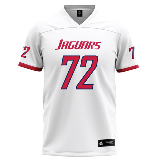 South Alabama - NCAA Football : Ethan Hubbard - White Football Jersey-0