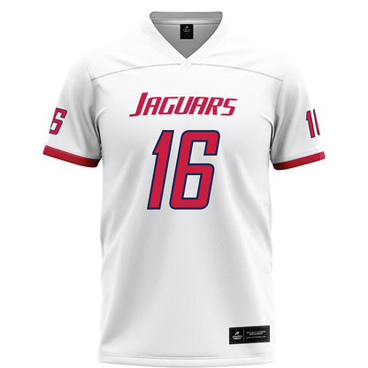 South Alabama - NCAA Football : Bubba Thompson - White Football Jersey-0