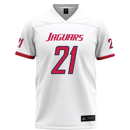 South Alabama - NCAA Football : Jarvis Durr - White Football Jersey-0