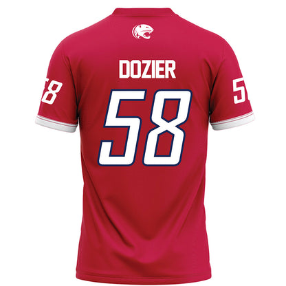 South Alabama - NCAA Football : Hayden Dozier - Red Football Jersey-1