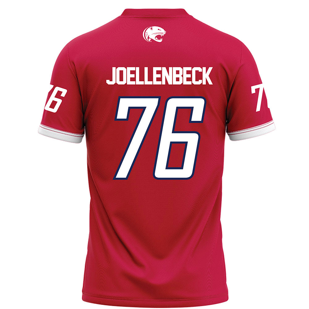 South Alabama - NCAA Football : Logan Joellenbeck - Red Football Jersey-1
